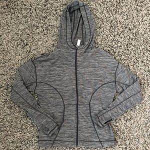 Grey dri-fit sports hoodie fits Size XS-S-M